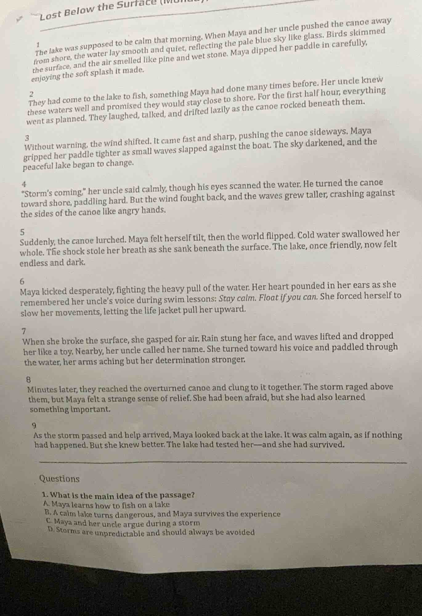 lost below the surface (1 the lake was supposed to be calm that morning…