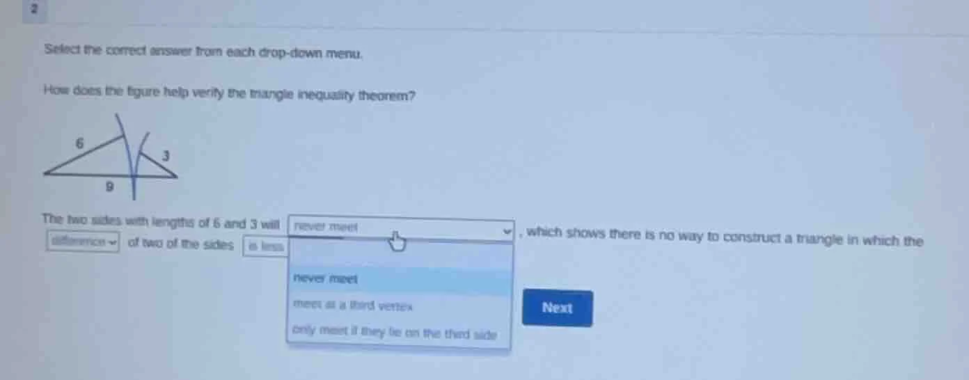 select the correct answer from each drop - down menu. how does the figu…