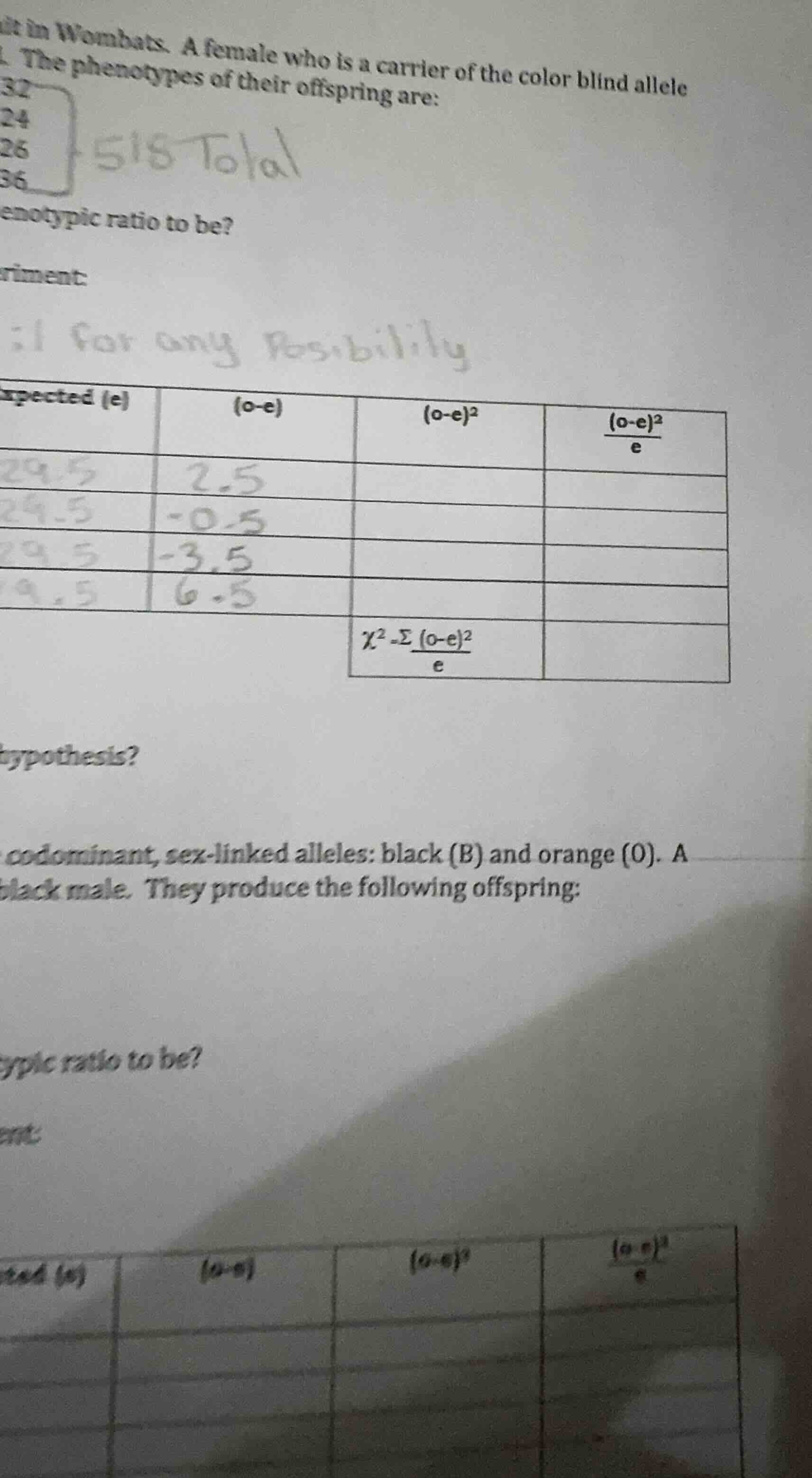 it in wombats. a female who is a carrier of the color blind allele 1 th…