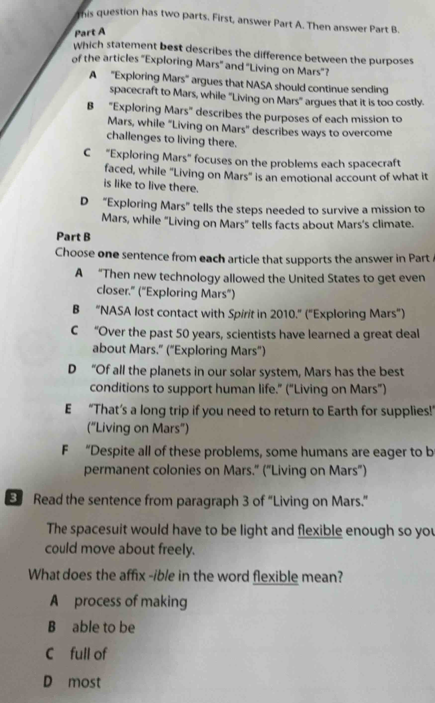 this question has two parts. first, answer part a. then answer part b. …