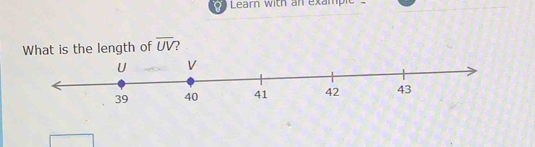 what is the length of \\(\\overline{uv}\\)?