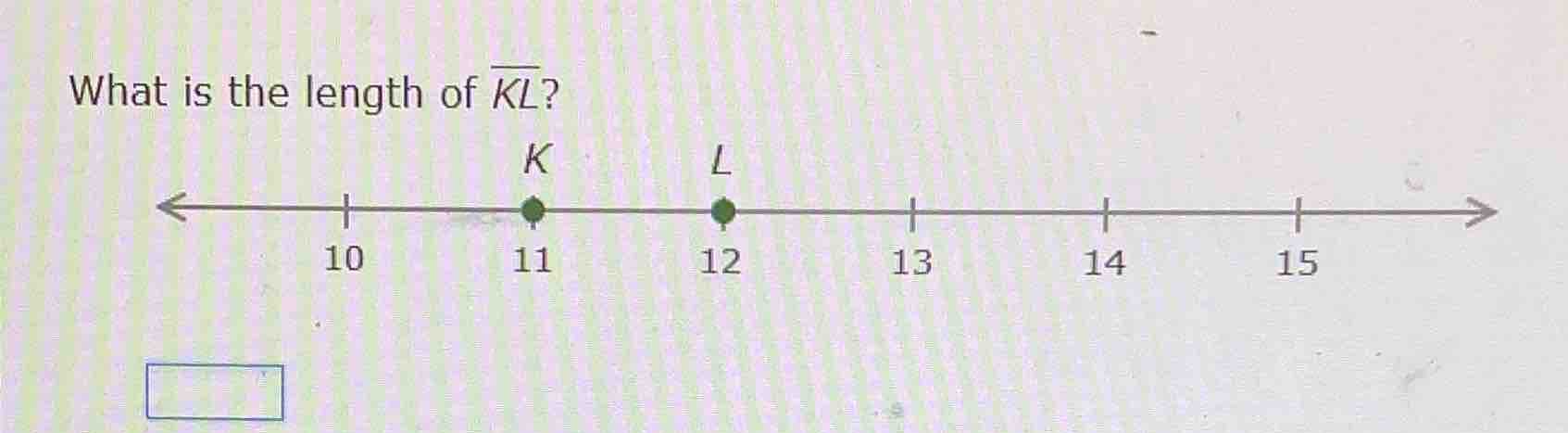 what is the length of \\(\\overline{kl}\\)?