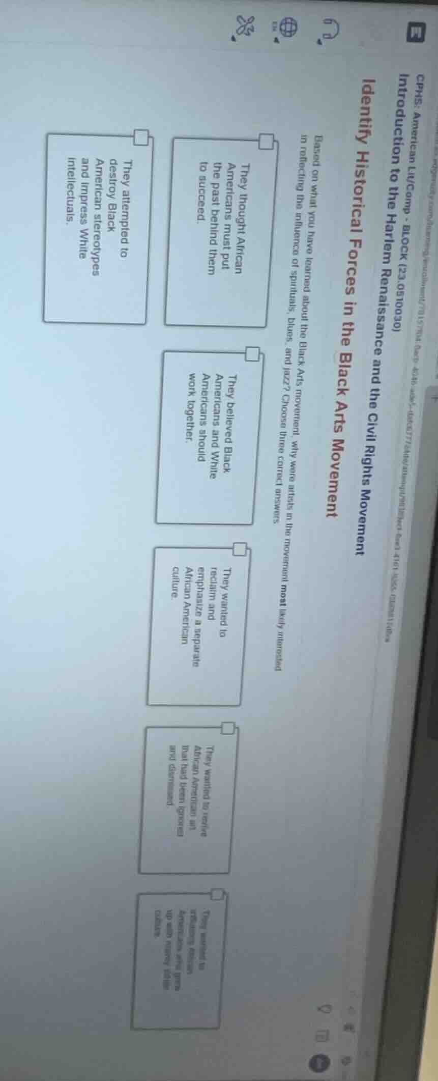 cphs: american lit/comp - block (23,0510030) introduction to the harlem…