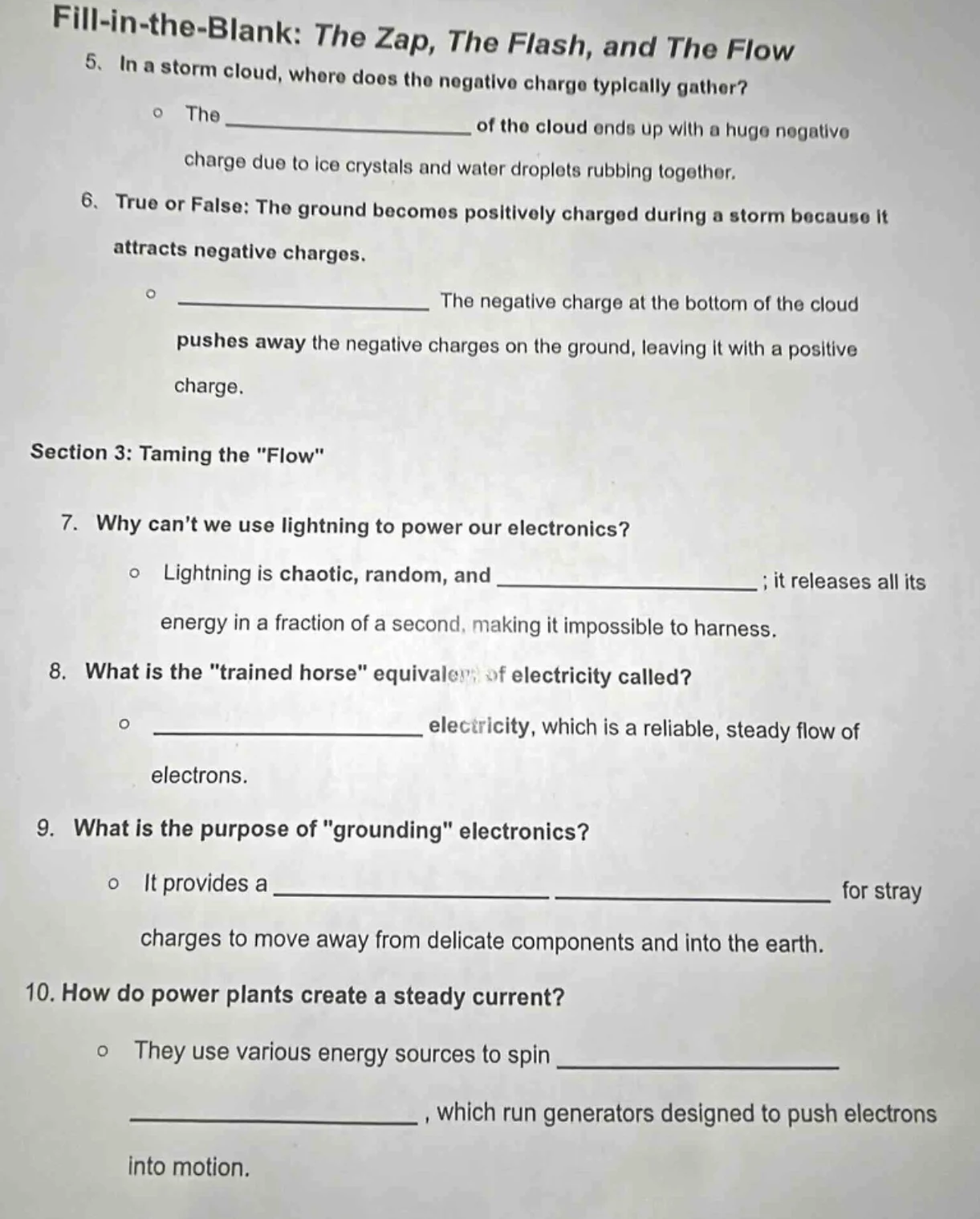 fill-in-the-blank: the zap, the flash, and the flow 5. in a storm cloud…