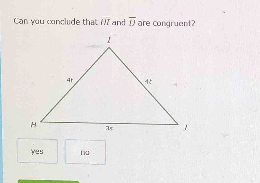can you conclude that \\(overline{hi}\\) and \\(overline{ij}\\) are con…