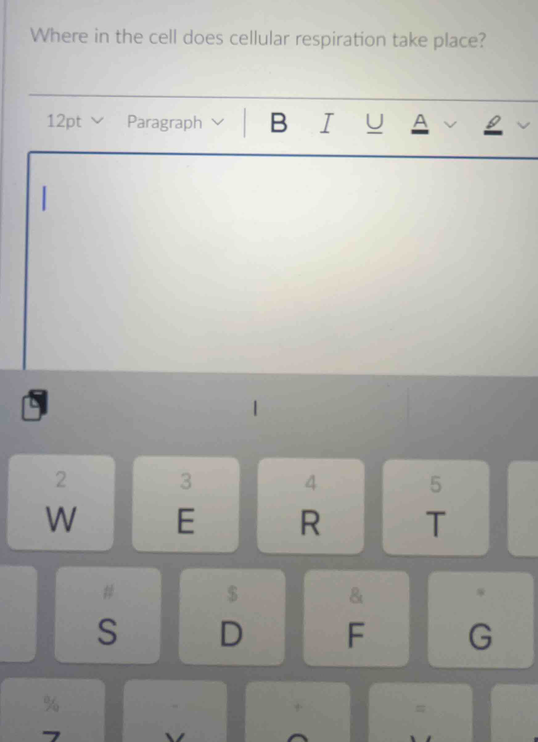 where in the cell does cellular respiration take place?