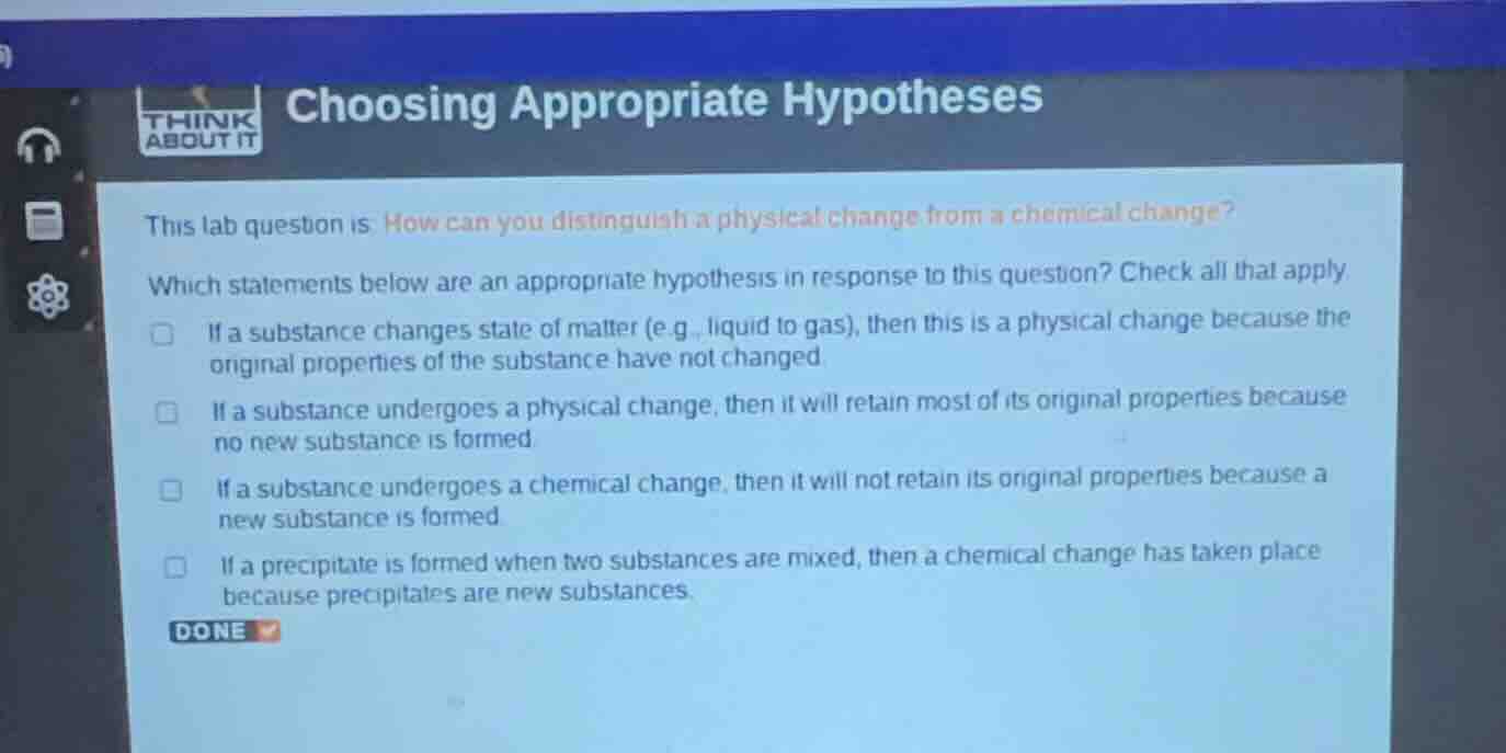 choosing appropriate hypotheses this lab question is: how can you disti…