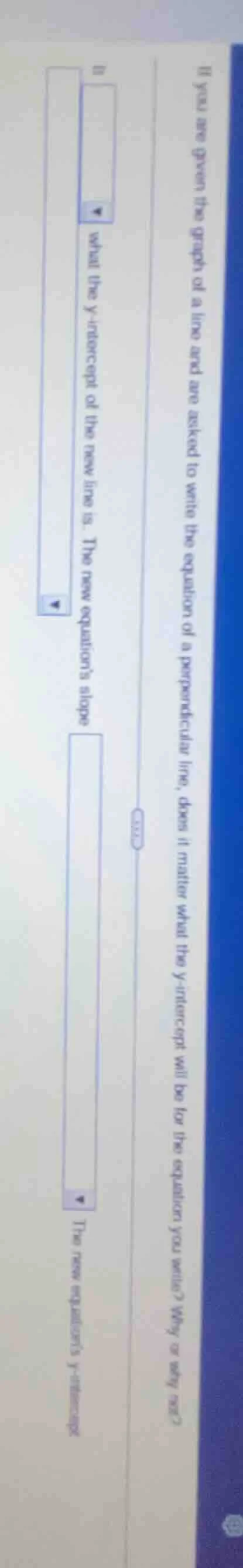 if you are given the graph of a line and are asked to write the equatio…