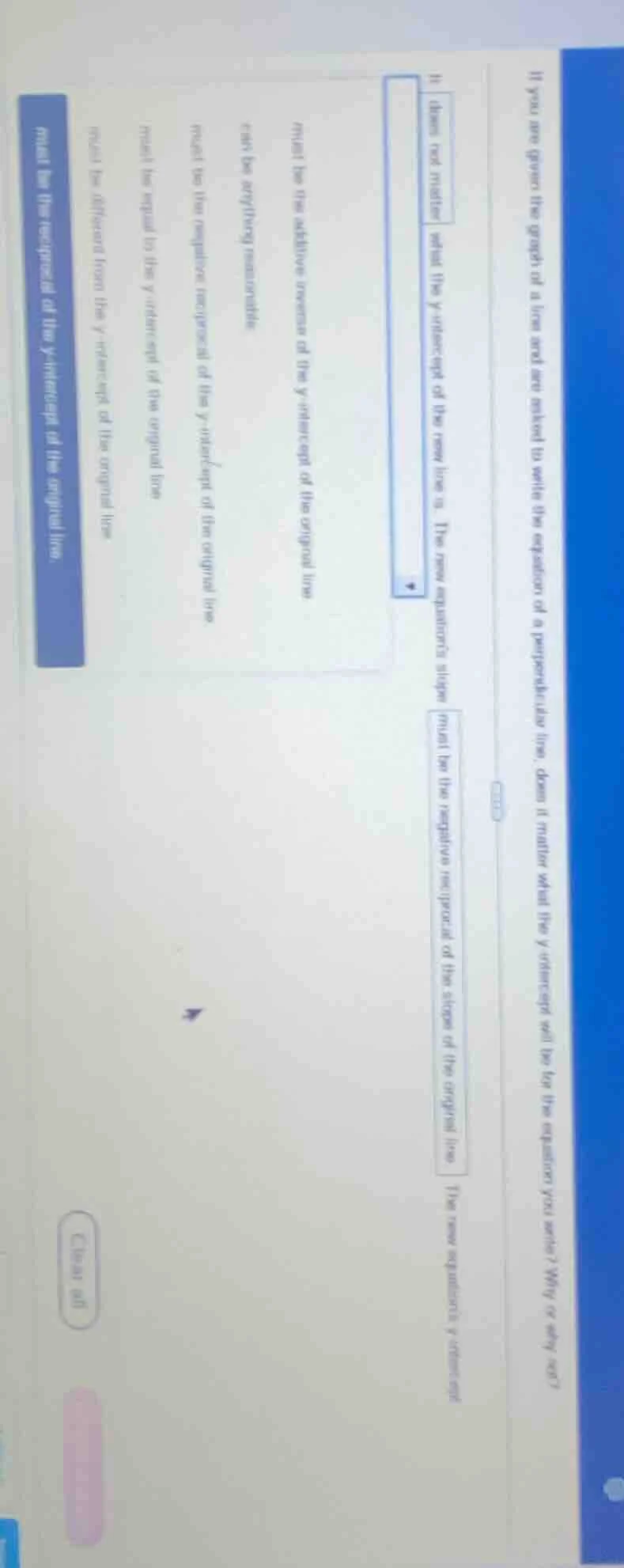 if you are given the graph of a line and are asked to write the equatio…