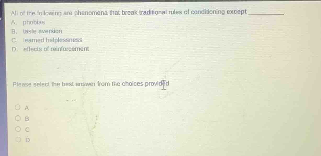 all of the following are phenomena that break traditional rules of cond…