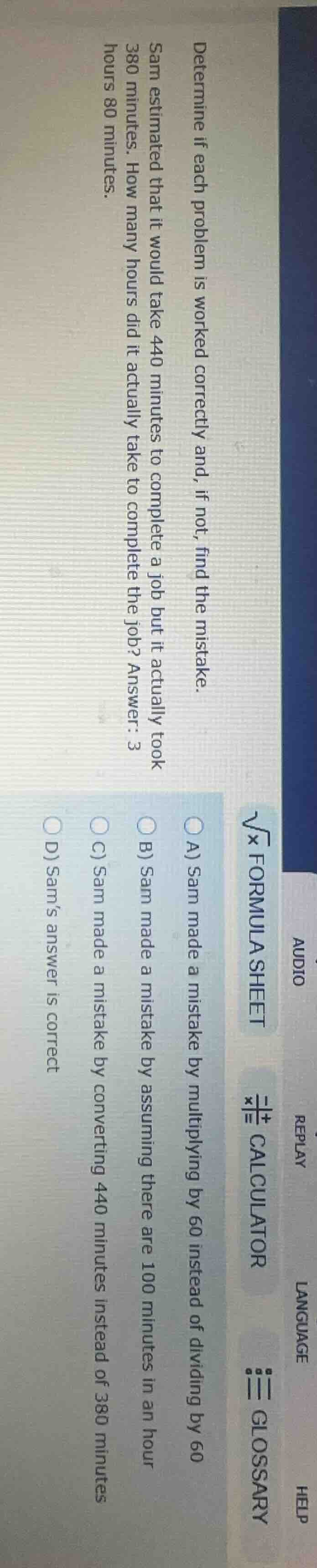 determine if each problem is worked correctly and, if not, find the mis…