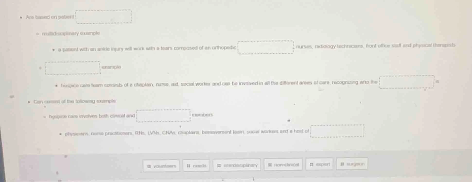 - are based on patient - multidisciplinary example - a patient with an …