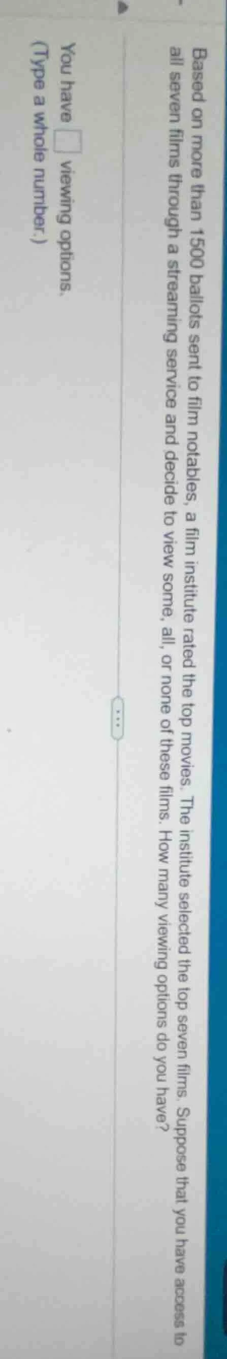 based on more than 1500 ballots sent to film notables, a film institute…