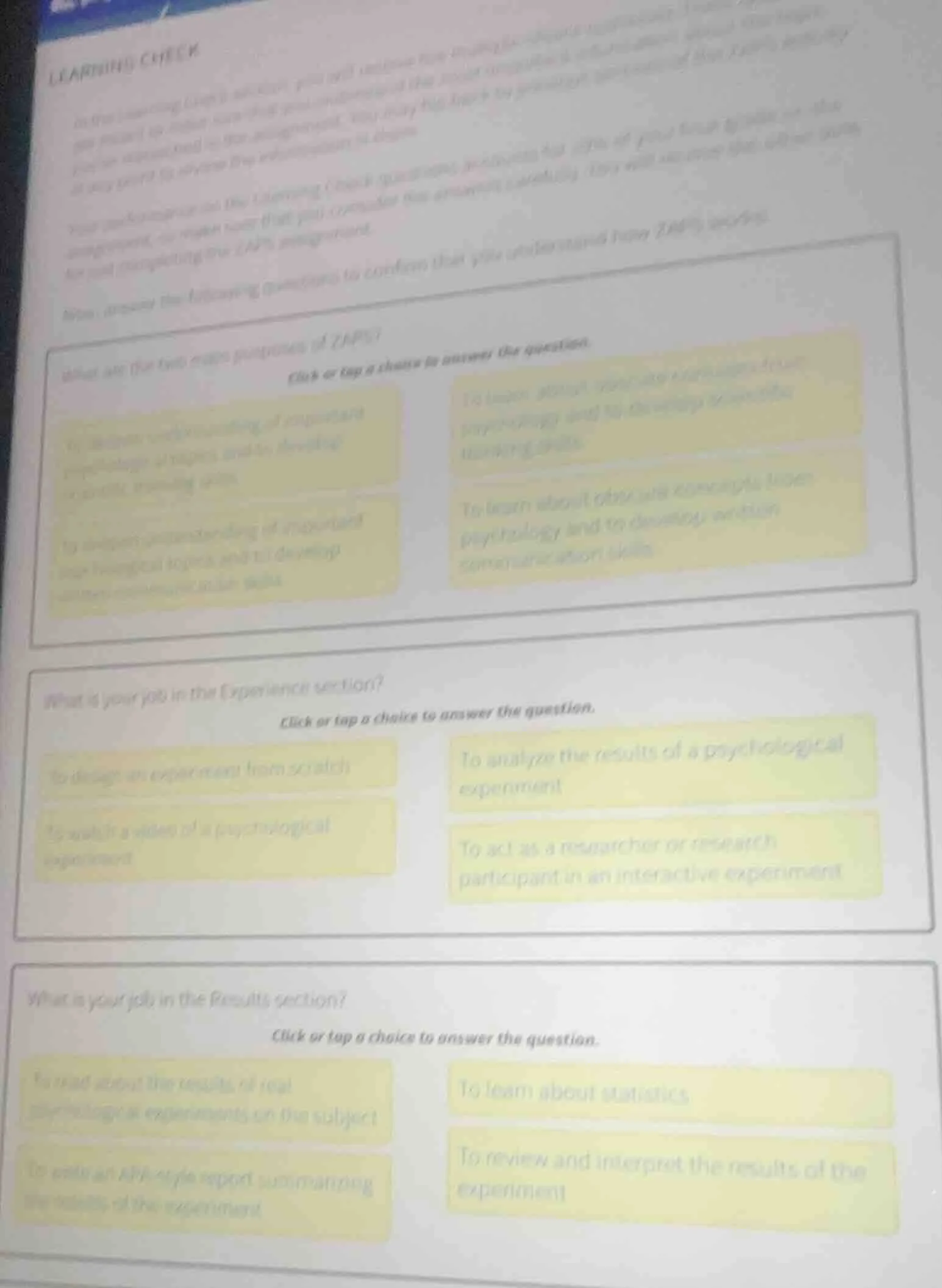 learning check in the learning check section, you will review the infor…