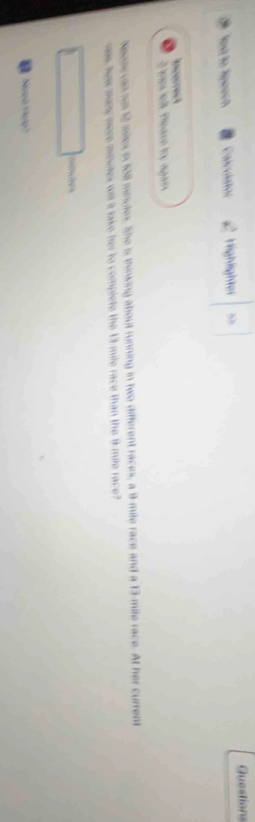 noorviper runs 10 miles a day. she is thinking about running in two dif…