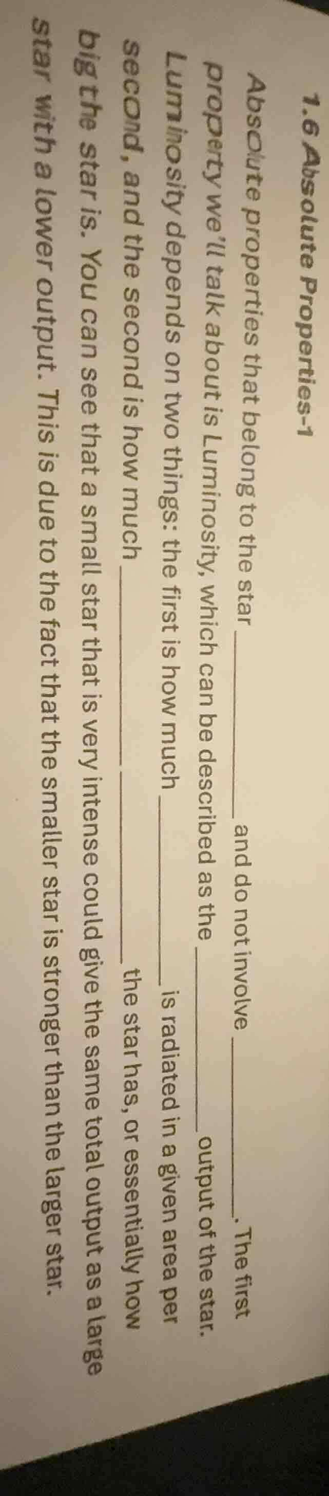 1.6 absolute properties-1 absolute properties that belong to the star a…
