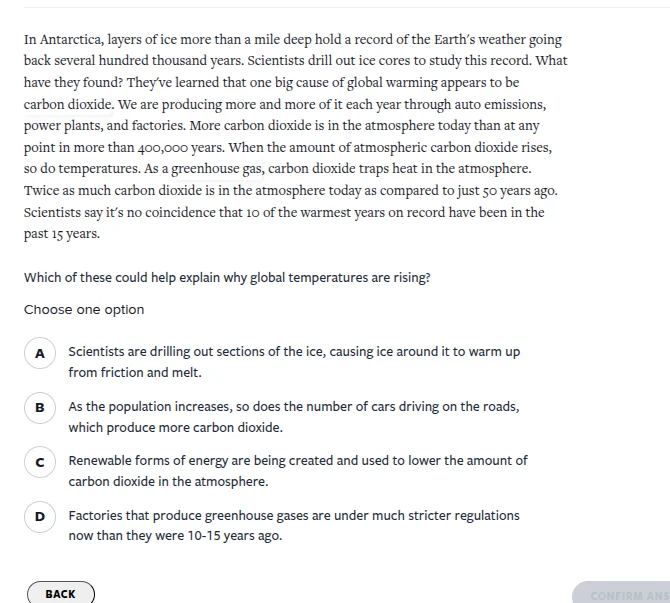 in antarctica, layers of ice more than a mile deep hold a record of the…
