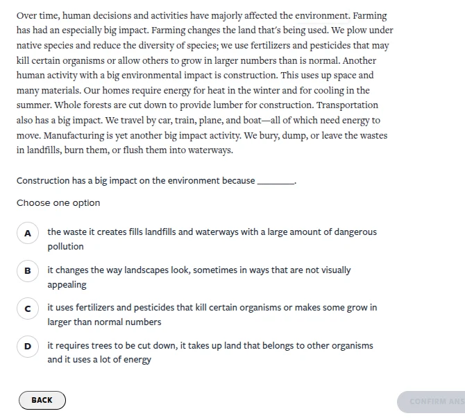 over time, human decisions and activities have majorly affected the env…
