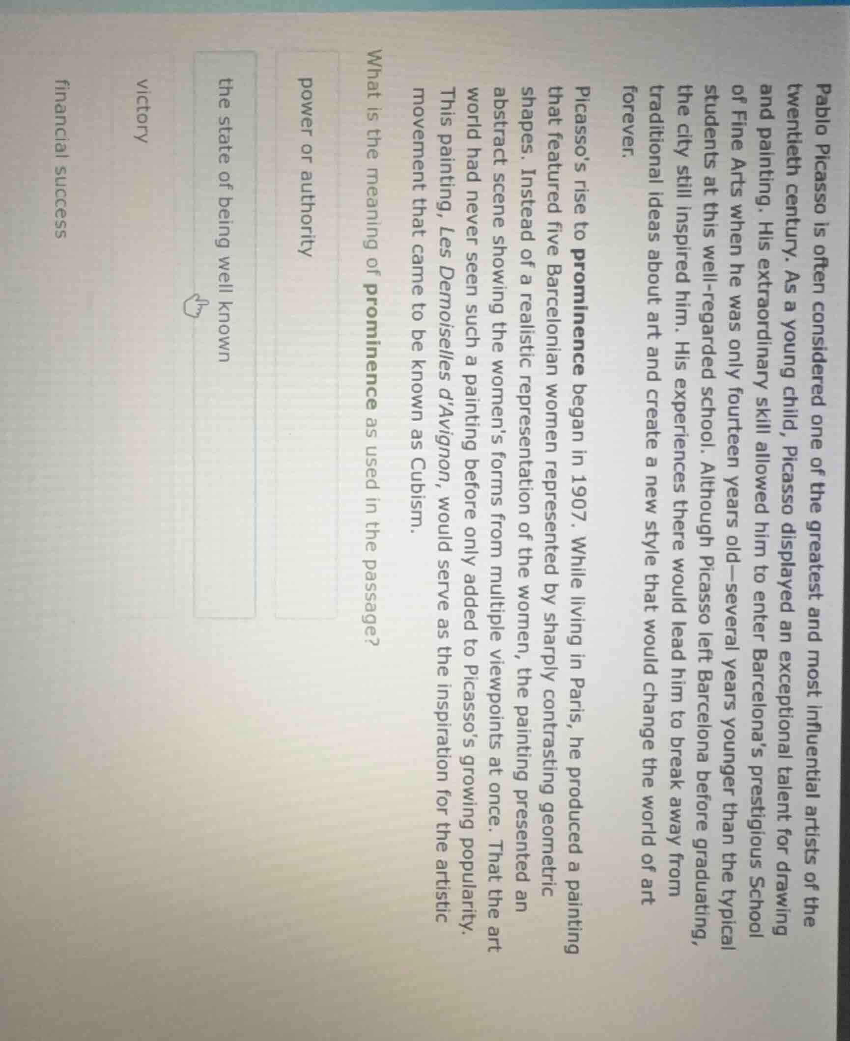 pablo picasso is often considered one of the greatest and most influent…