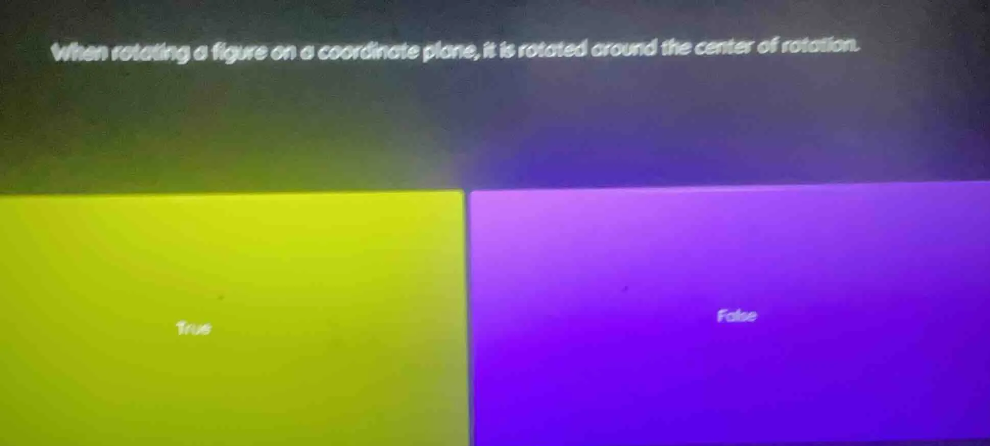 when rotating a figure on a coordinate plane, it is rotated around the …