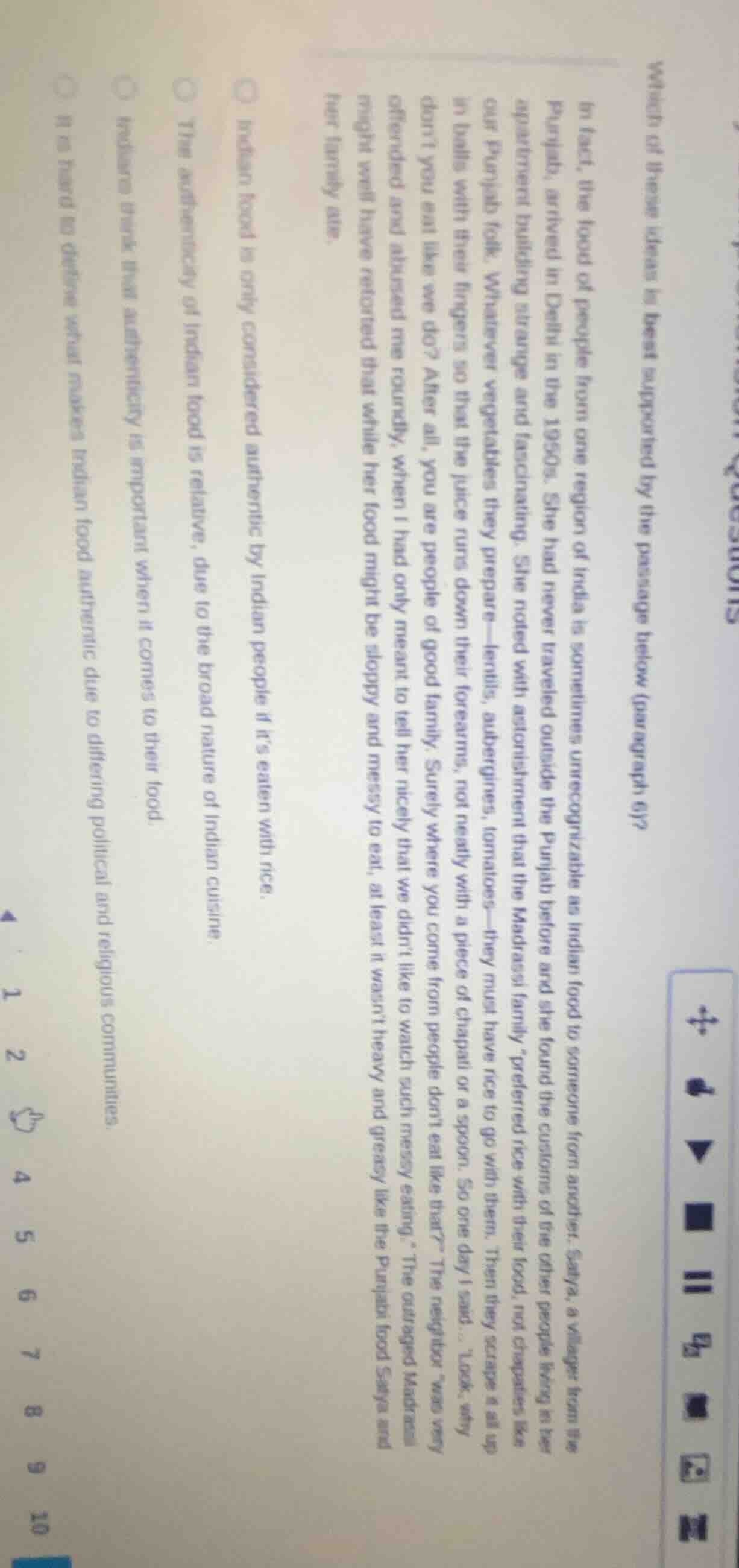 which of these ideas is best supported by the passage below (paragraph …