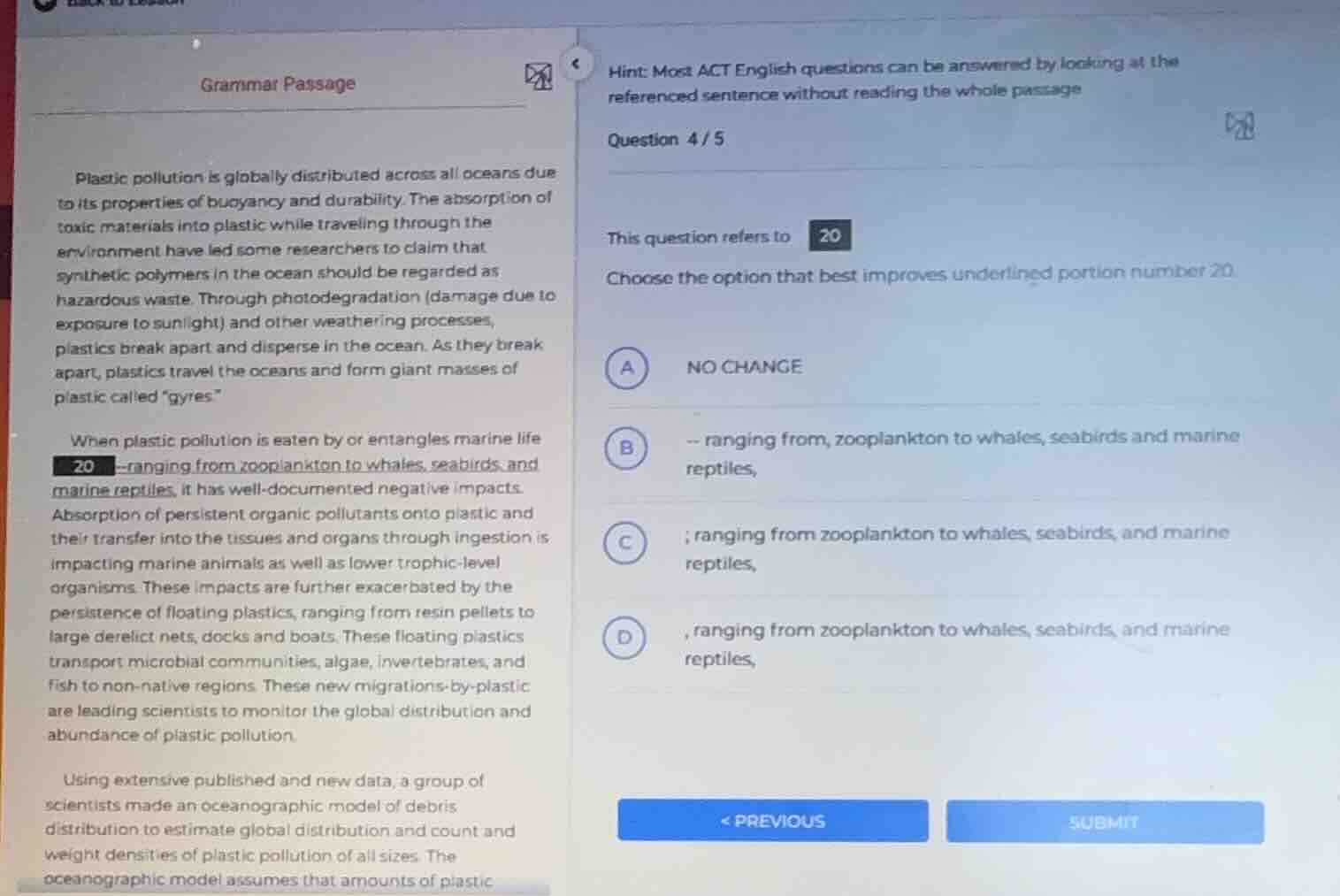 grammar passage plastic pollution is globally distributed across all oc…