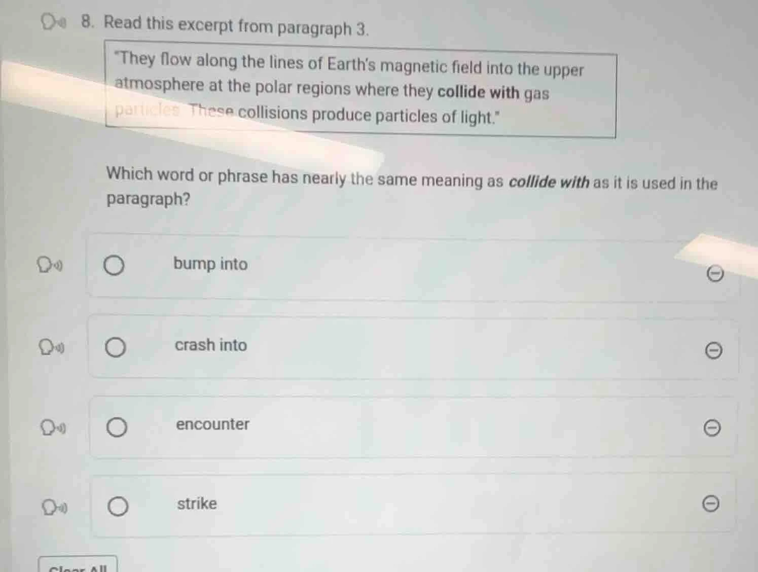 8. read this excerpt from paragraph 3. \they flow along the lines of ea…