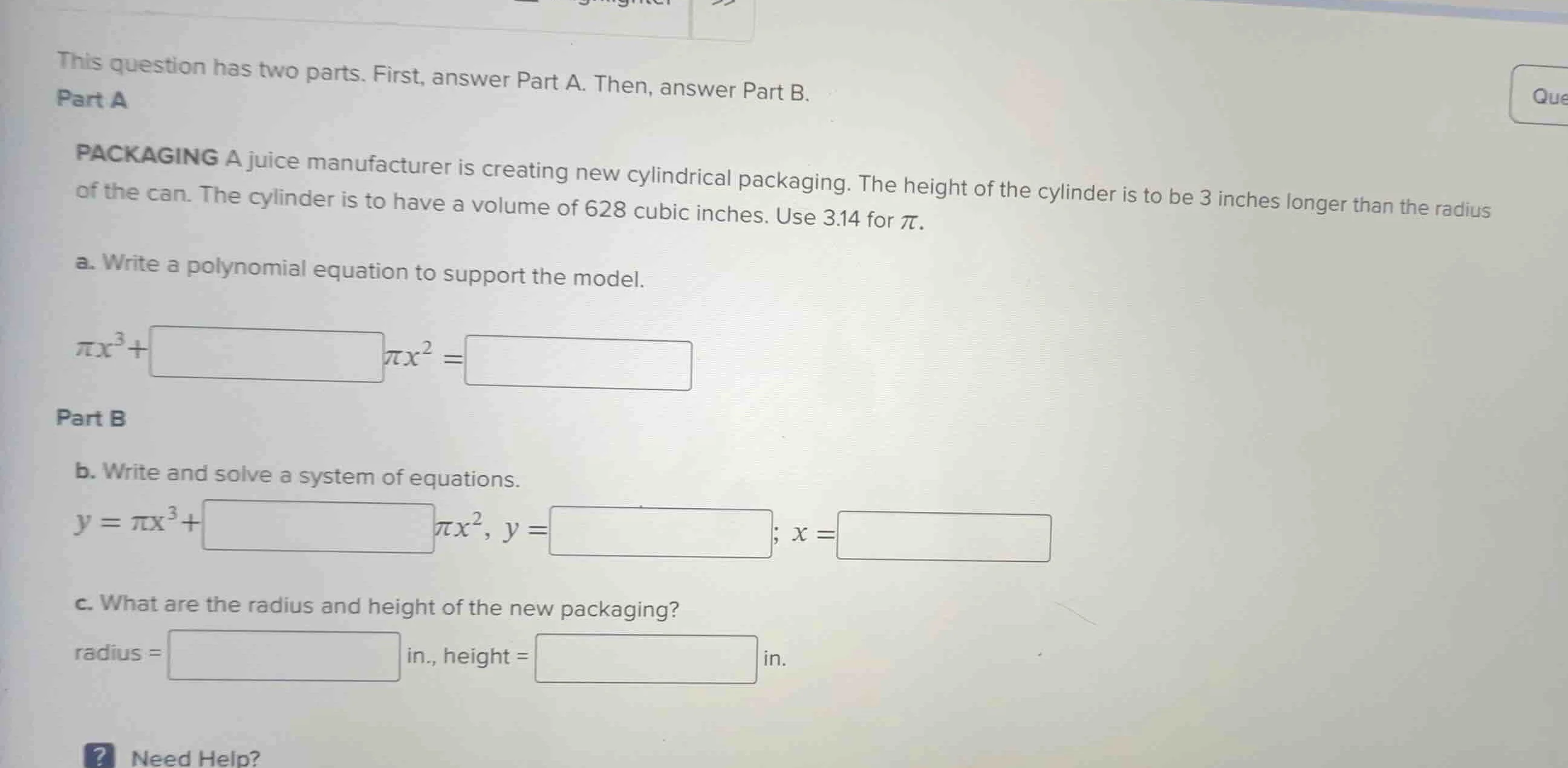 this question has two parts. first, answer part a. then, answer part b.…