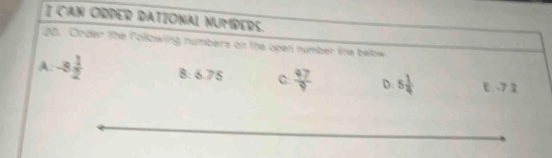 i can order rational numbers. 25. order the following numbers on the op…