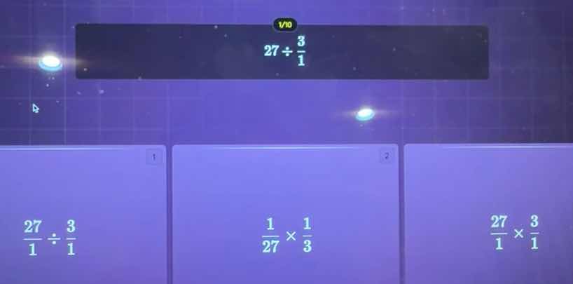 1/10 27÷\\frac{3}{1} 1 \\frac{27}{1}÷\\frac{3}{1} 2 \\frac{1}{27}×\\fra…