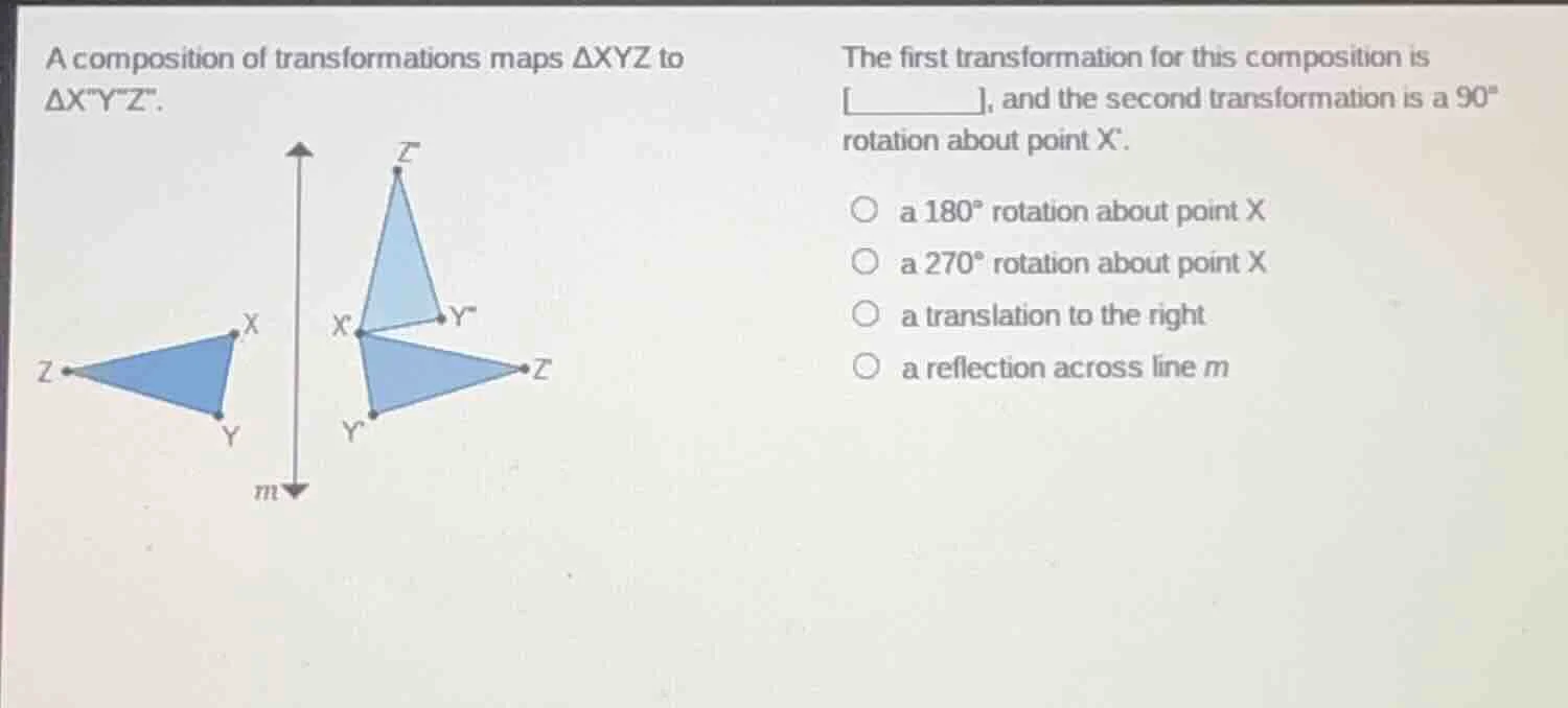 a composition of transformations maps δxyz to δxyz. the first transform…