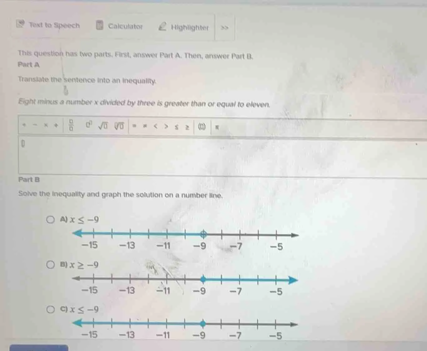 this question has two parts. first, answer part a. then, answer part b.…