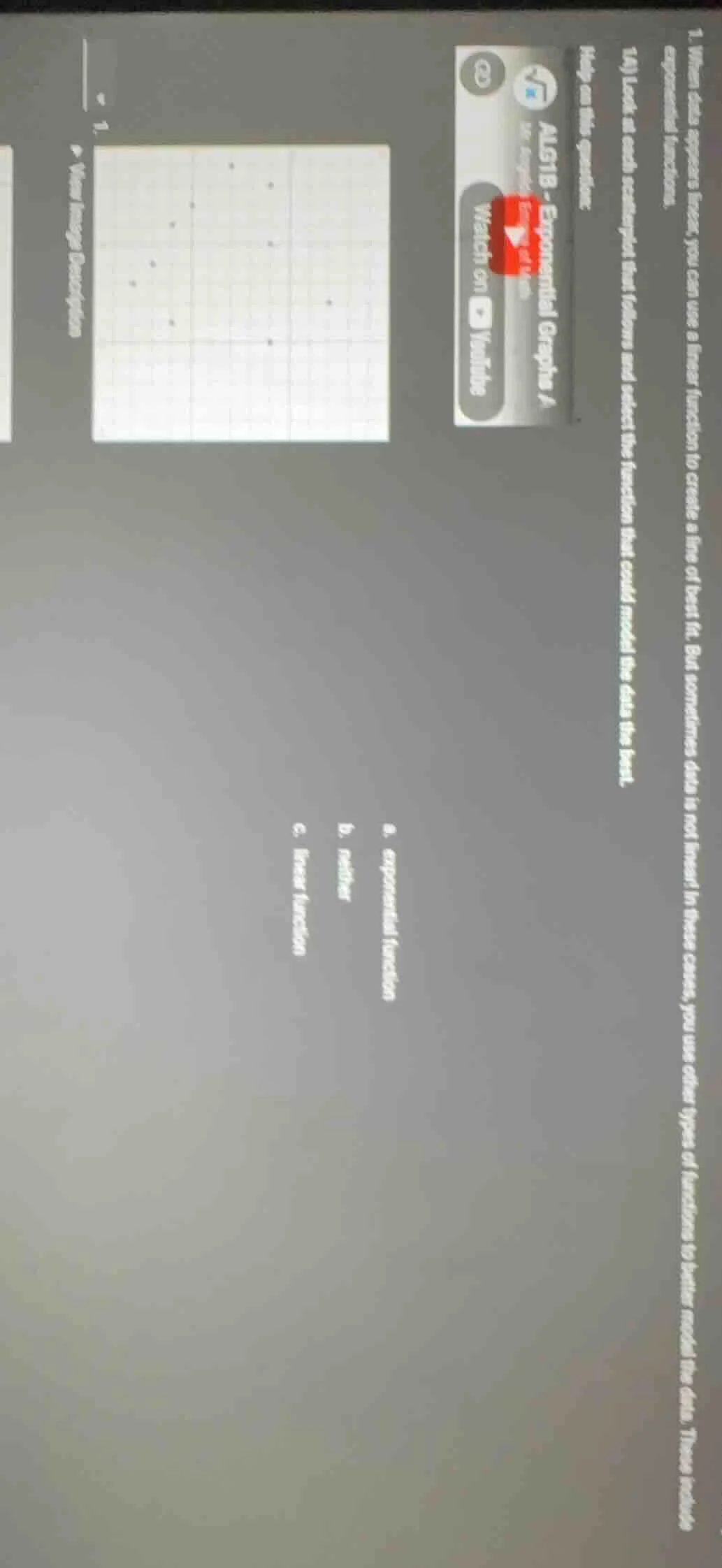 1. when data appears linear, you can use a linear function to create a …