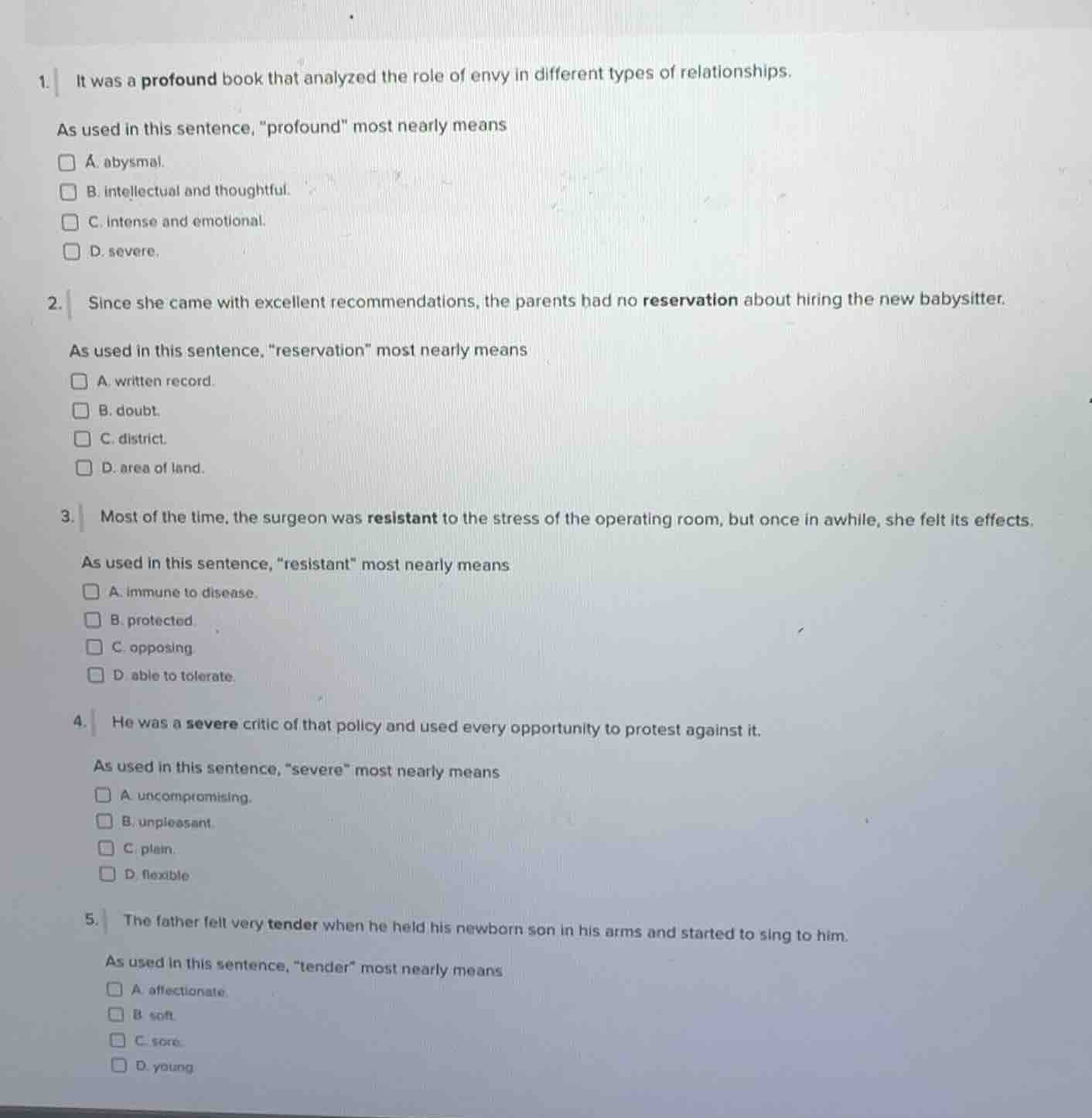 1. it was a profound book that analyzed the role of envy in different t…