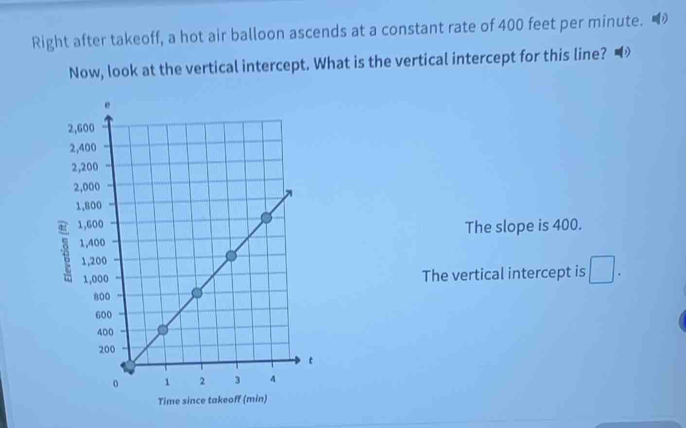 right after takeoff, a hot air balloon ascends at a constant rate of 40…