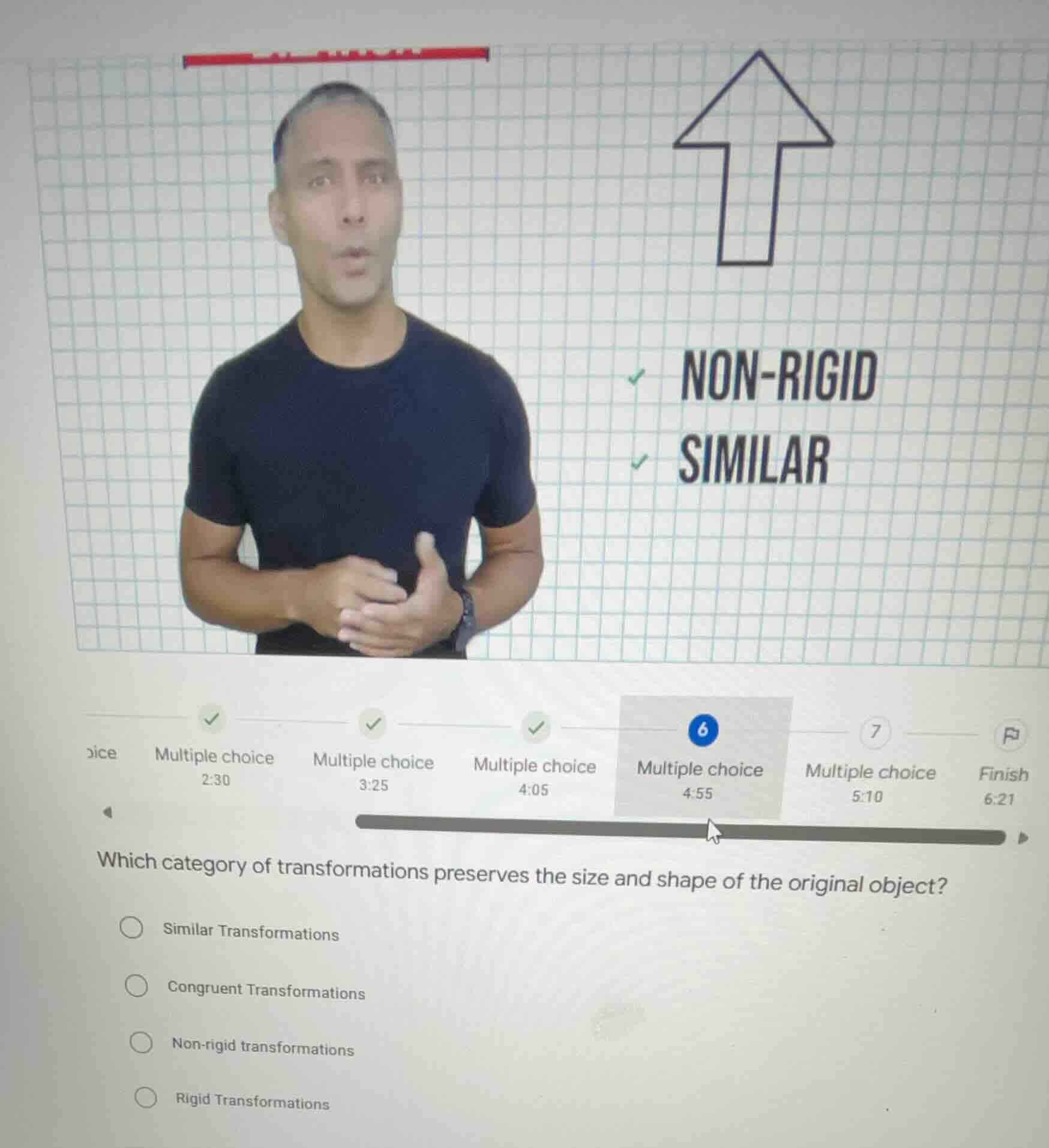 which category of transformations preserves the size and shape of the o…