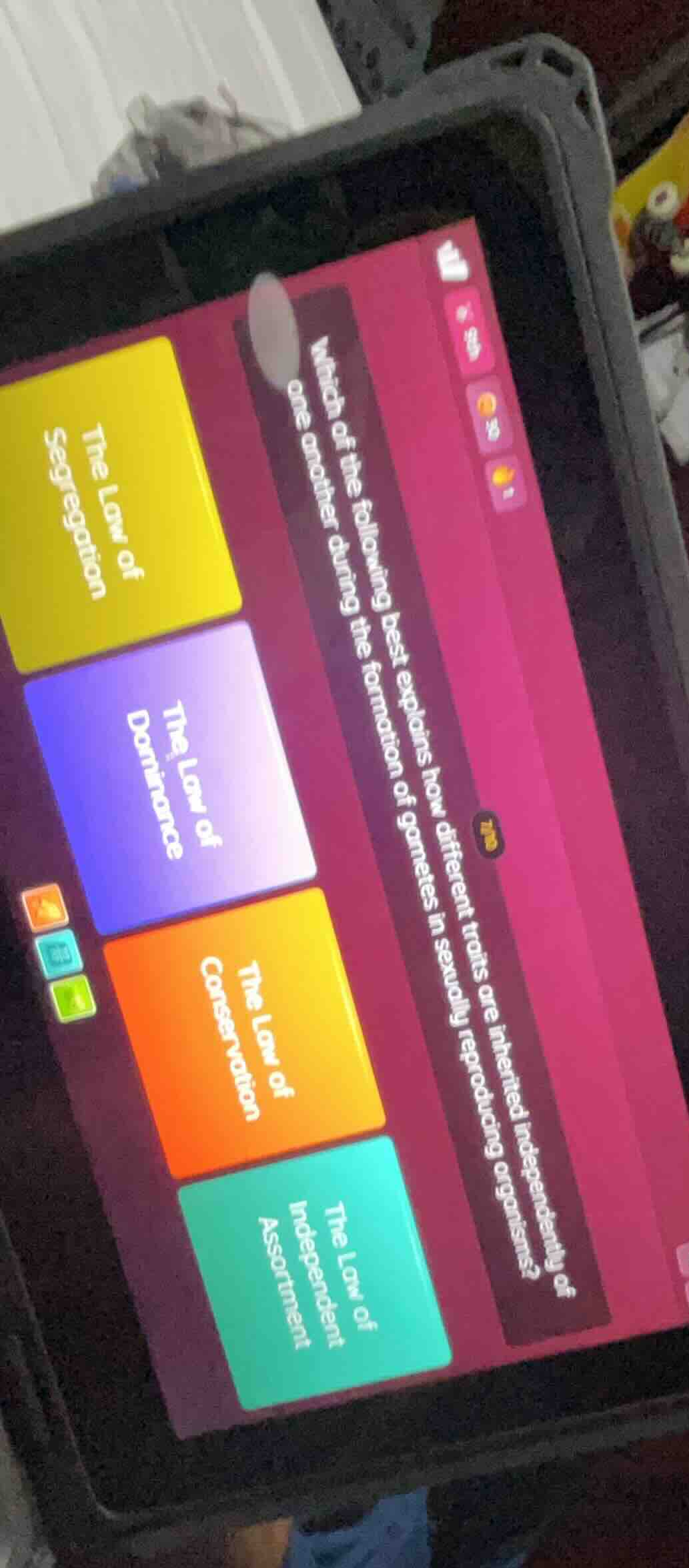 which of the following best explains how different traits are inherited…