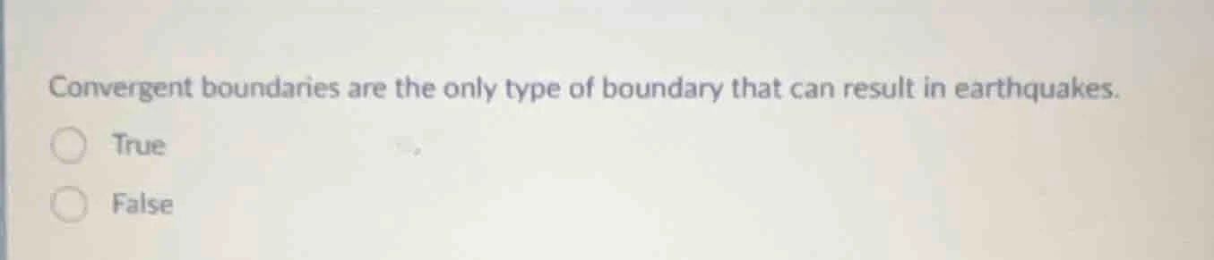 convergent boundaries are the only type of boundary that can result in …