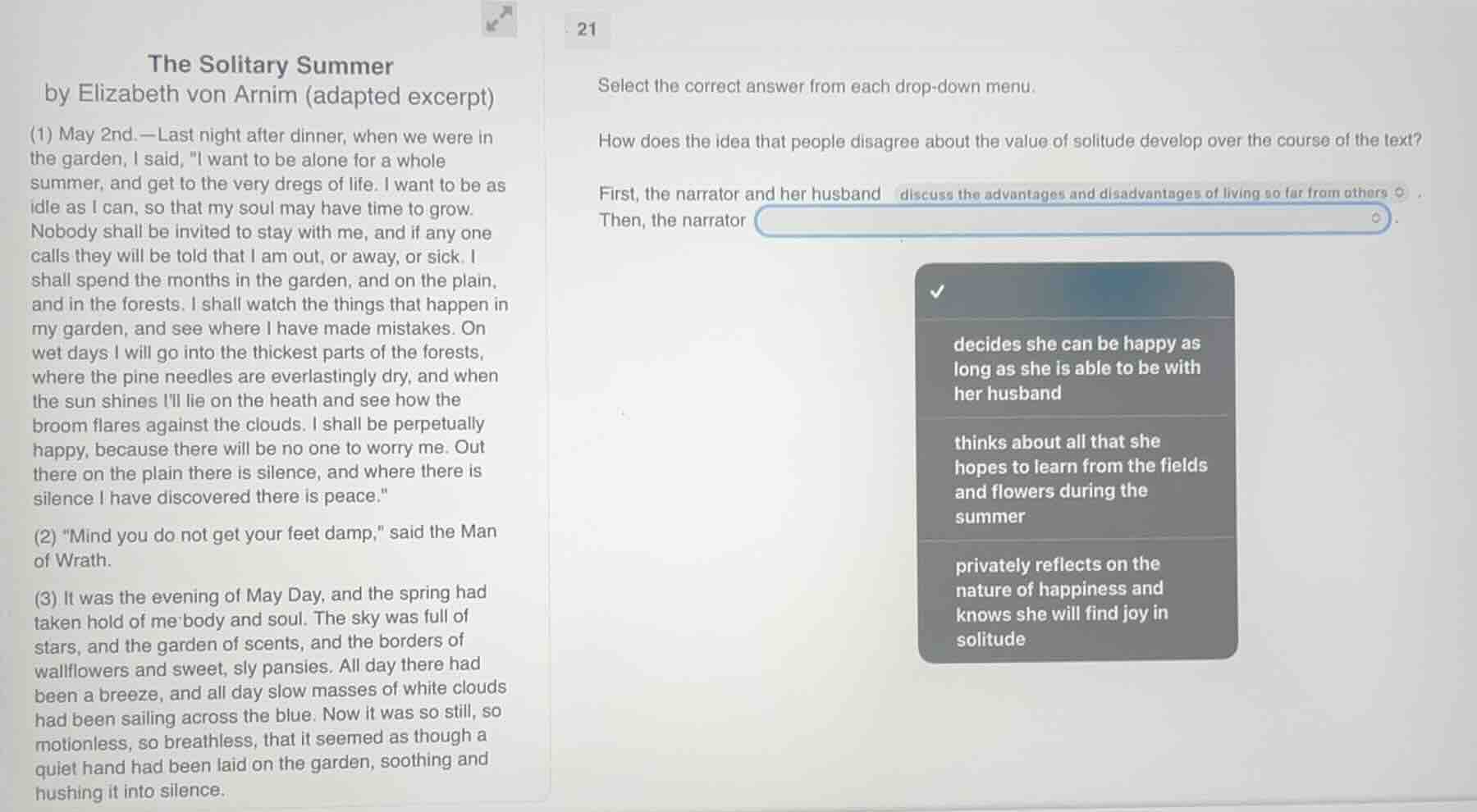 the solitary summer by elizabeth von arnim (adapted excerpt) (1) may 2n…