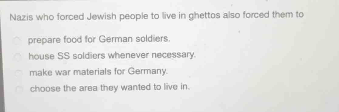 nazis who forced jewish people to live in ghettos also forced them to p…