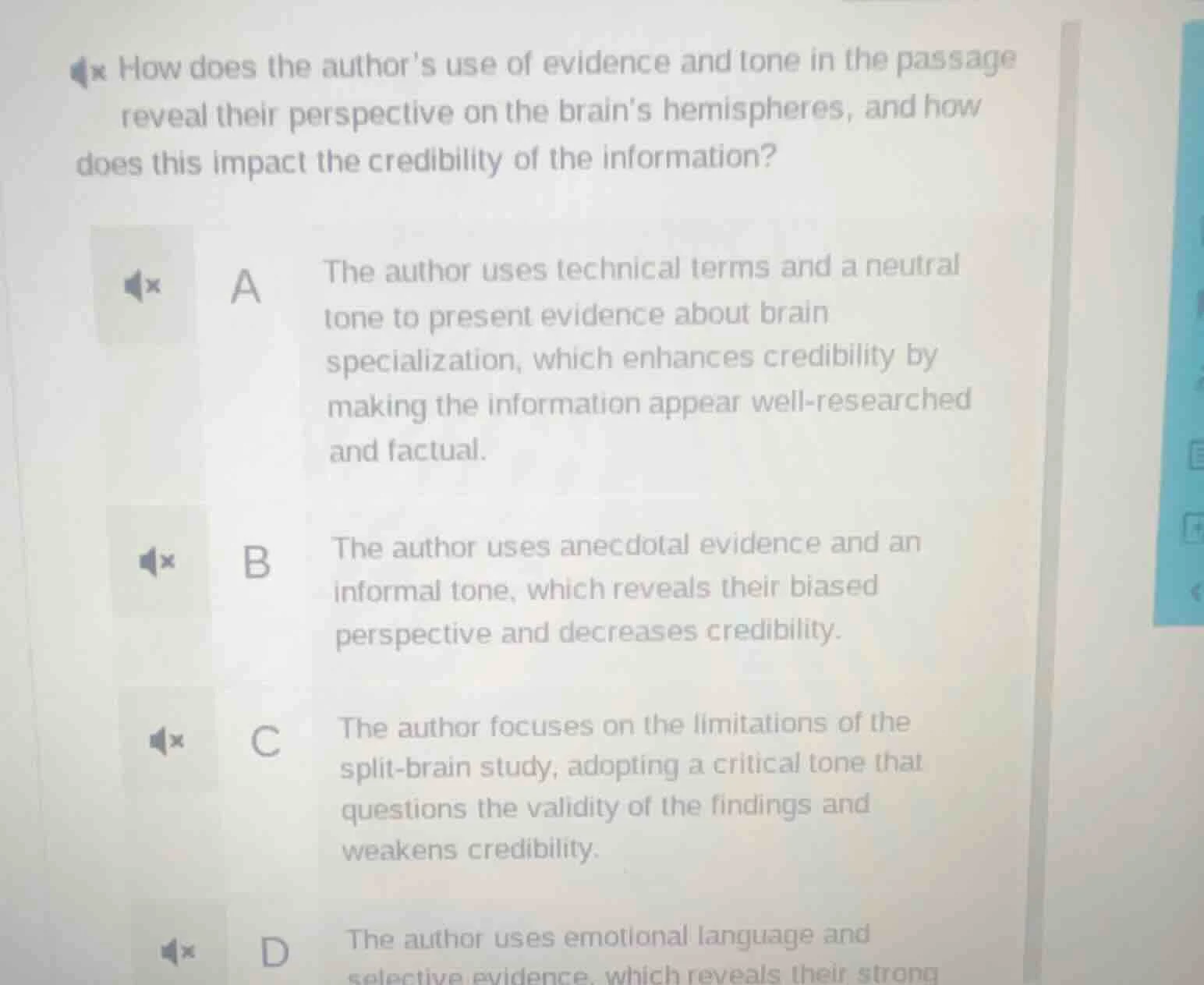 how does the author’s use of evidence and tone in the passage reveal th…