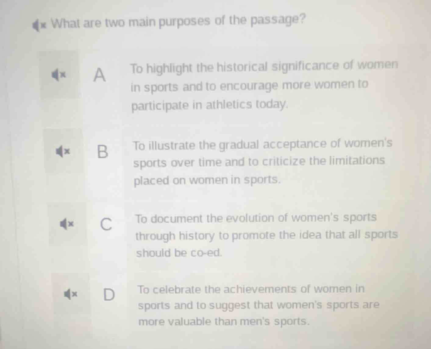 what are two main purposes of the passage? a to highlight the historica…