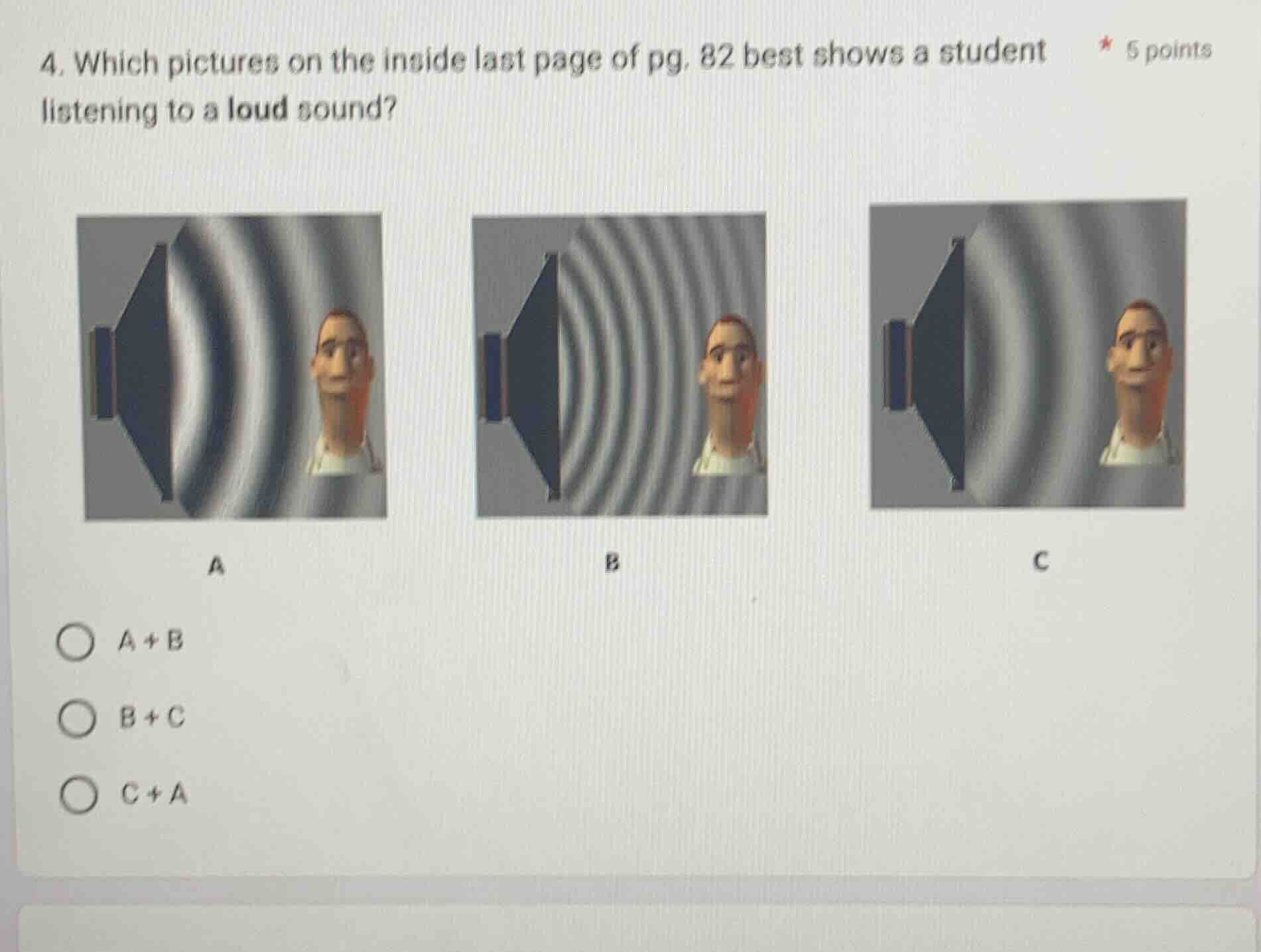 4. which pictures on the inside last page of pg. 82 best shows a studen…