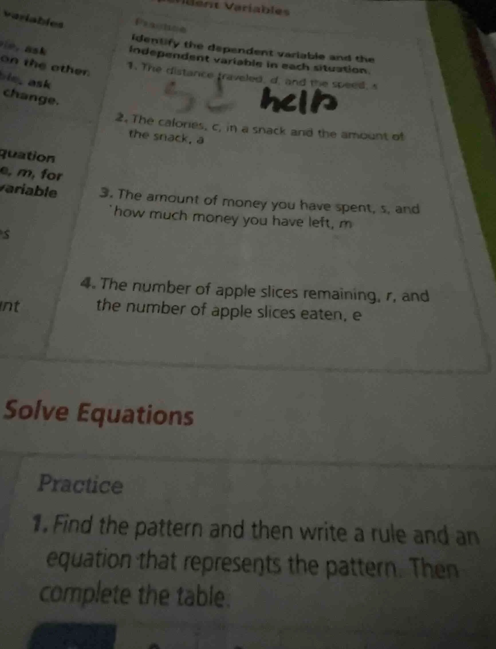 practice identify the dependent variable and the independent variable i…