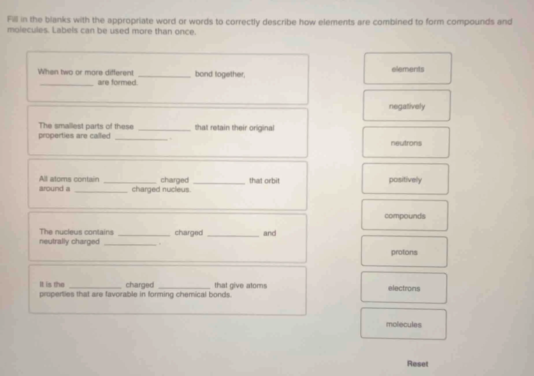 fill in the blanks with the appropriate word or words to correctly desc…