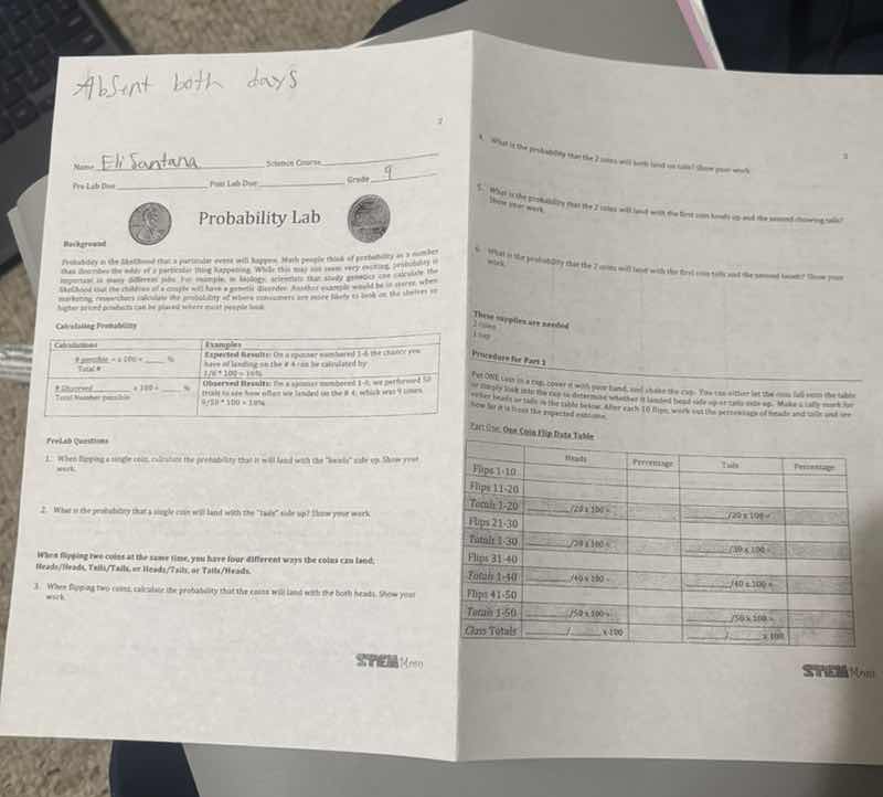 name: eli santana science course: pre lab due: post lab due: grade: 9 b…