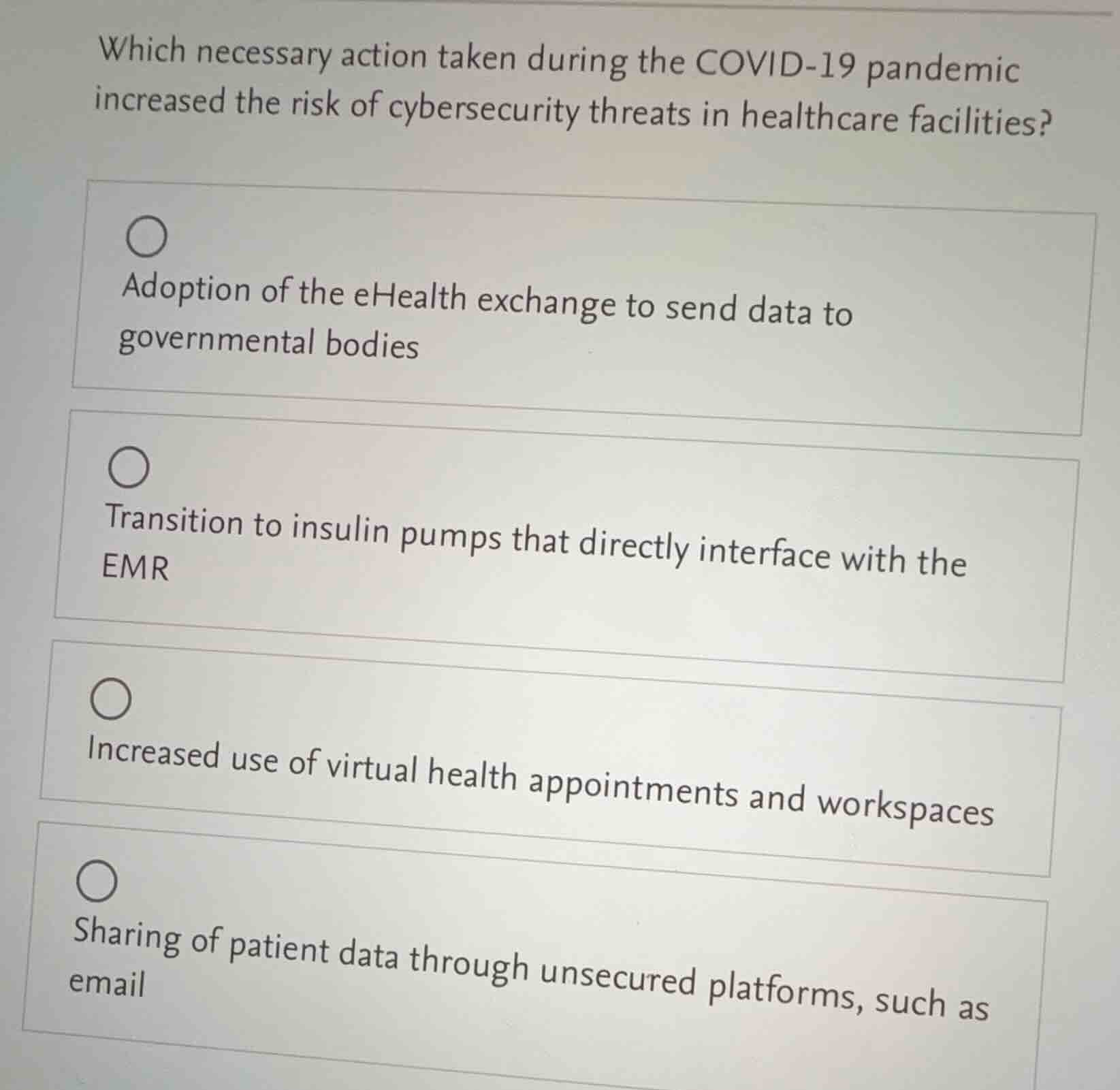 which necessary action taken during the covid-19 pandemic increased the…