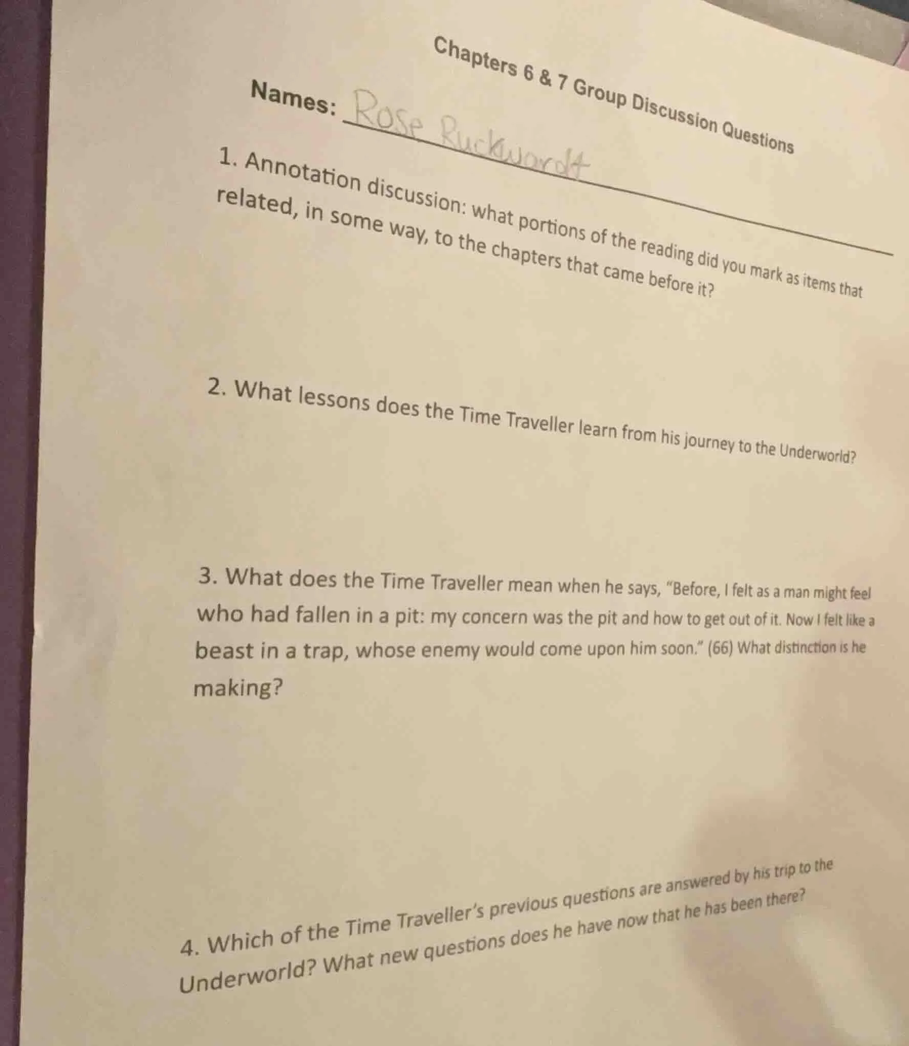 chapters 6 & 7 group discussion questions names: rose ruckwardt 1. anno…