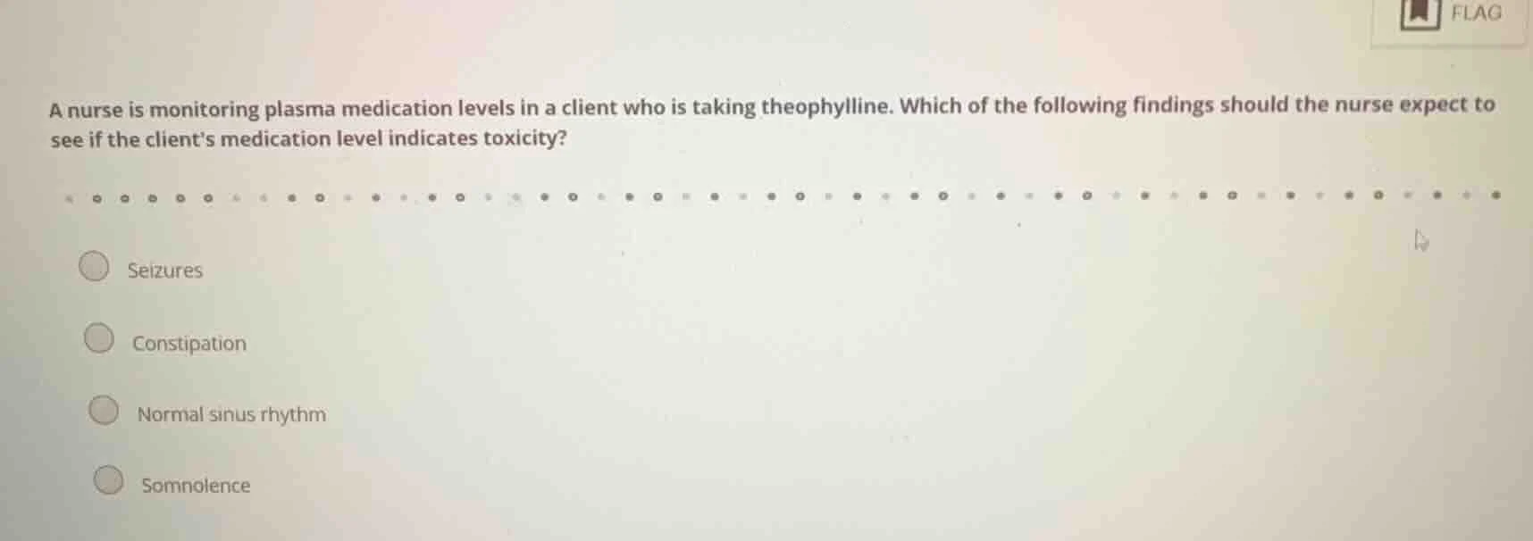 a nurse is monitoring plasma medication levels in a client who is takin…