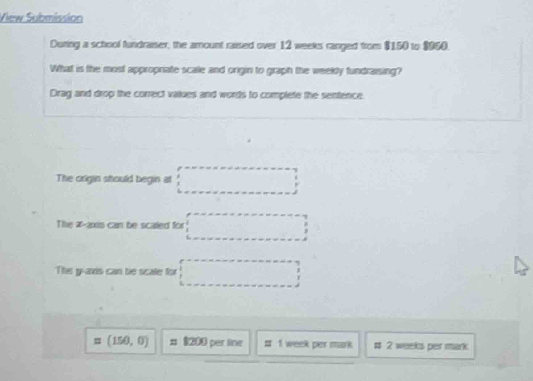 during a school fundraiser, the amount raised over 12 weeks ranged from…